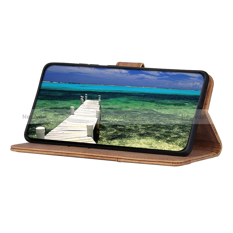 Leather Case Stands Flip Cover Holder A07D for Oppo Reno6 Pro 5G