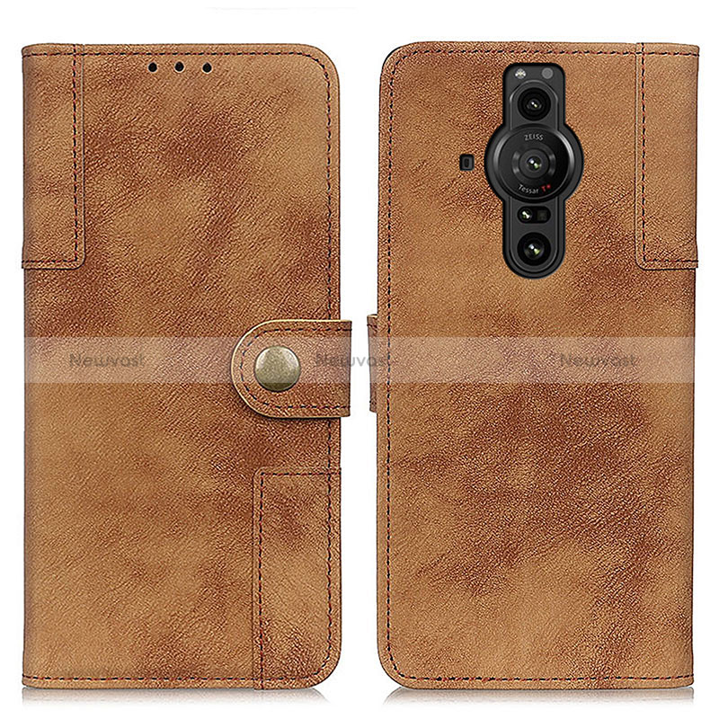 Leather Case Stands Flip Cover Holder A07D for Sony Xperia PRO-I