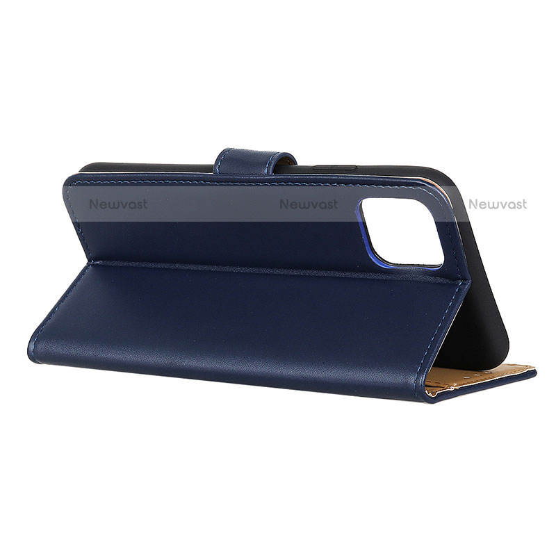 Leather Case Stands Flip Cover Holder A08D for Motorola Moto E32s