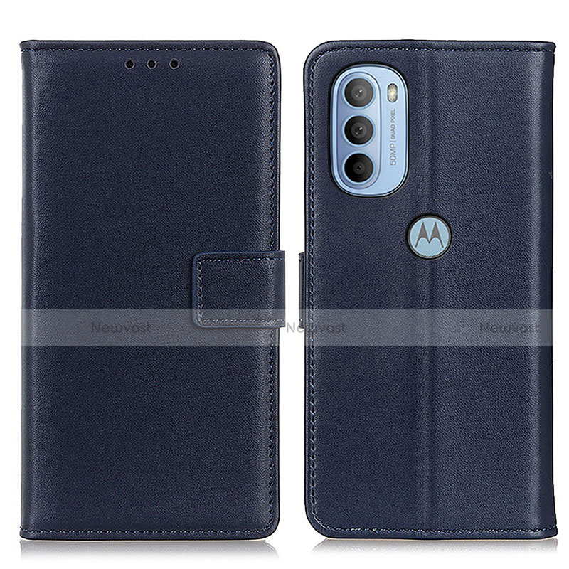 Leather Case Stands Flip Cover Holder A08D for Motorola Moto G41