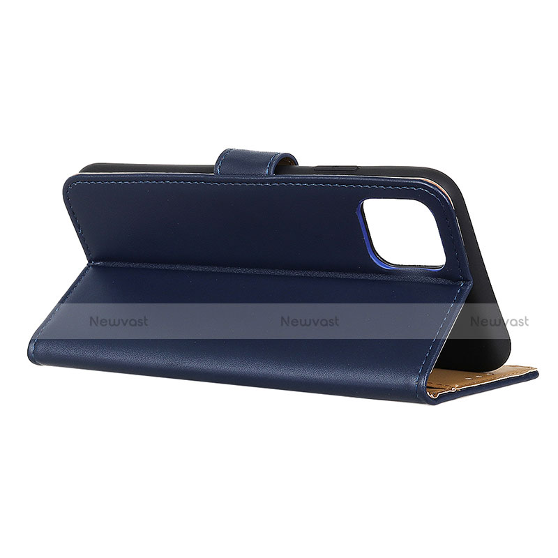 Leather Case Stands Flip Cover Holder A08D for Motorola Moto G50