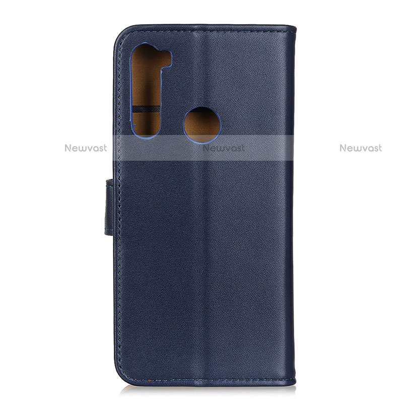 Leather Case Stands Flip Cover Holder A08D for Motorola Moto One Fusion Plus