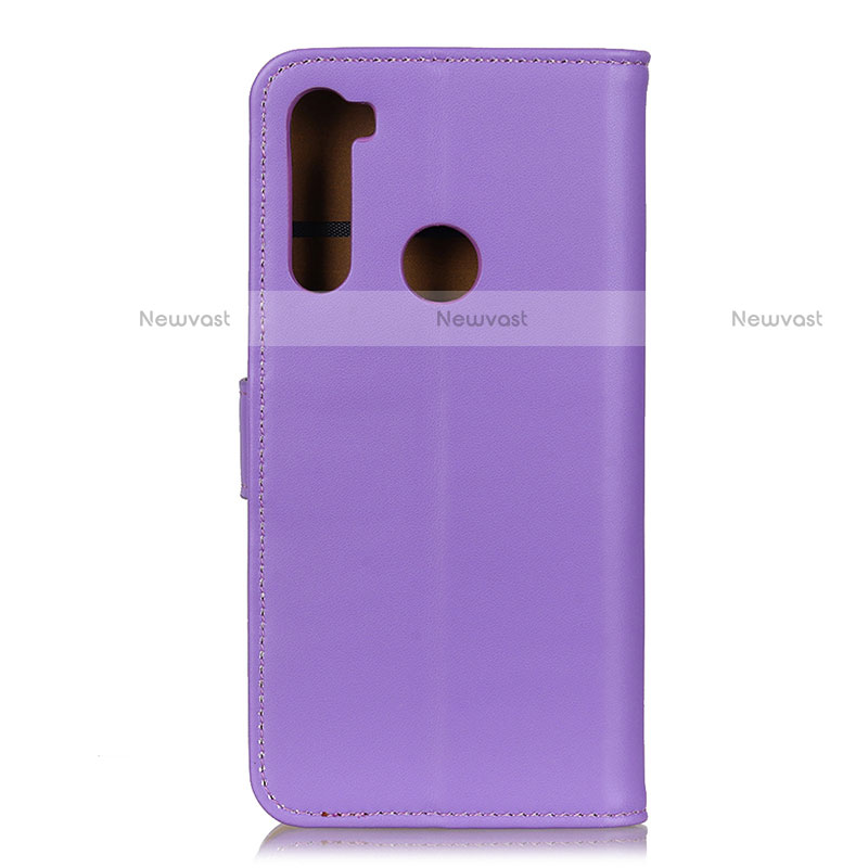 Leather Case Stands Flip Cover Holder A08D for Motorola Moto One Fusion Plus