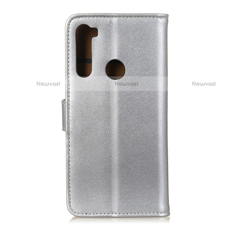 Leather Case Stands Flip Cover Holder A08D for Motorola Moto One Fusion Plus