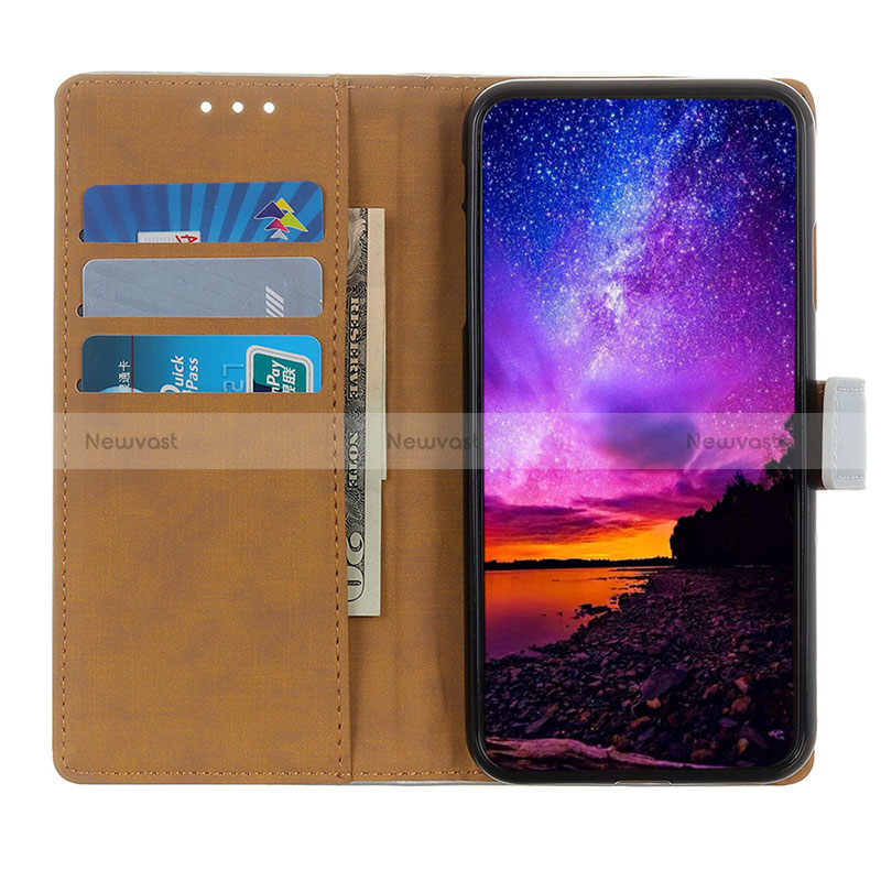 Leather Case Stands Flip Cover Holder A08D for Oppo Reno6 5G