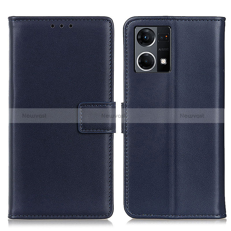 Leather Case Stands Flip Cover Holder A08D for Oppo Reno8 4G