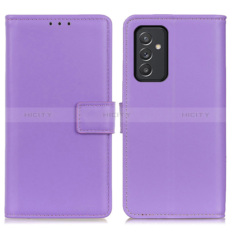 Leather Case Stands Flip Cover Holder A08D for Samsung Galaxy A25 5G Purple
