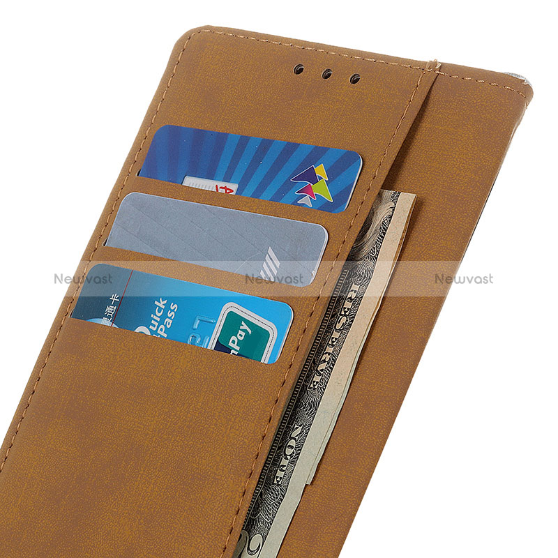 Leather Case Stands Flip Cover Holder A08D for Samsung Galaxy M02