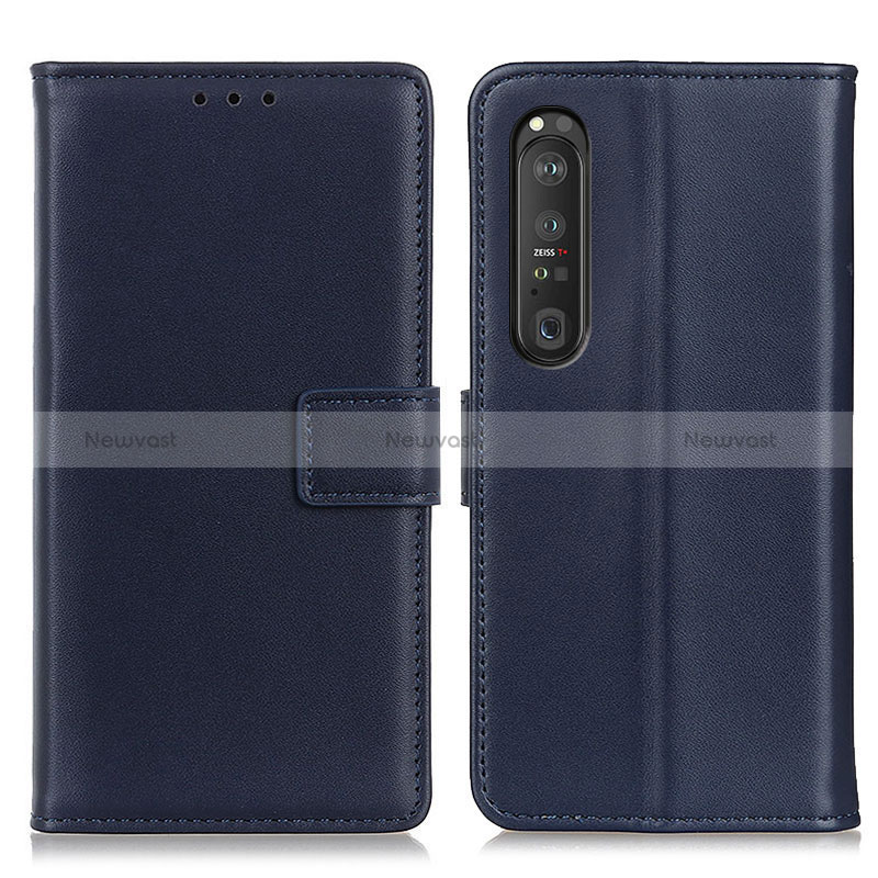 Leather Case Stands Flip Cover Holder A08D for Sony Xperia 1 III