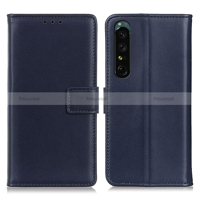 Leather Case Stands Flip Cover Holder A08D for Sony Xperia 1 V