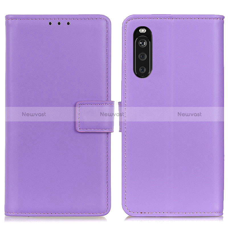 Leather Case Stands Flip Cover Holder A08D for Sony Xperia 10 III