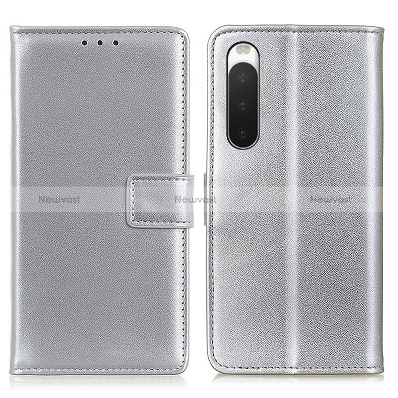 Leather Case Stands Flip Cover Holder A08D for Sony Xperia 10 V