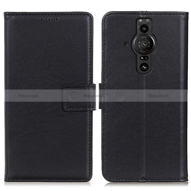 Leather Case Stands Flip Cover Holder A08D for Sony Xperia PRO-I