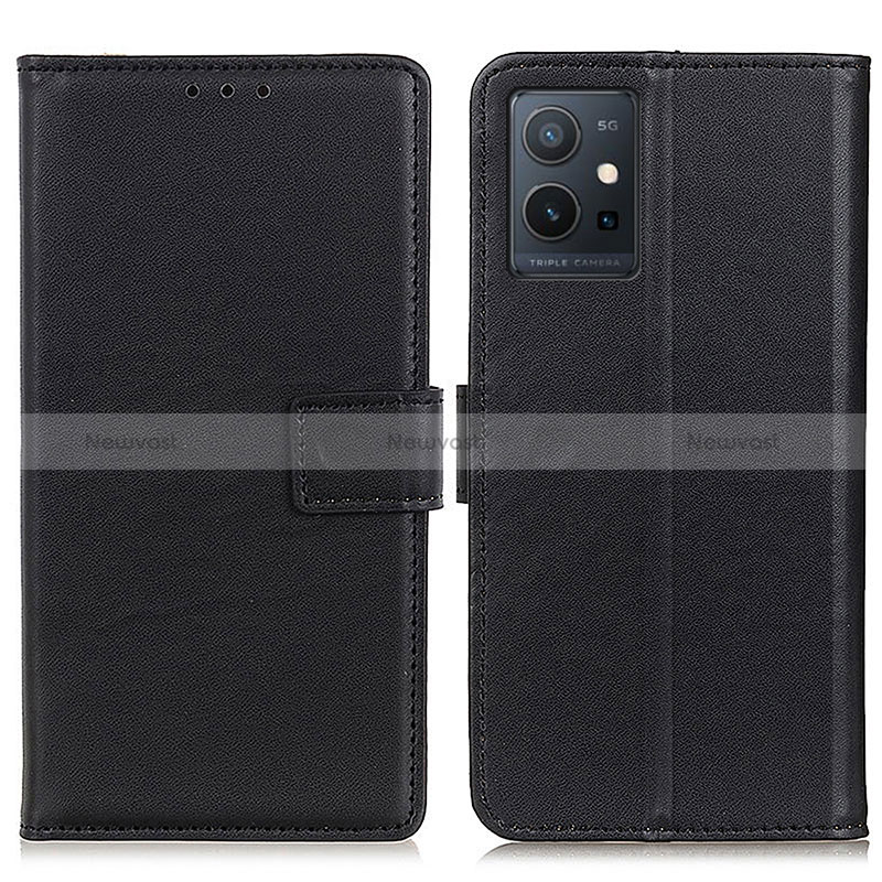 Leather Case Stands Flip Cover Holder A08D for Vivo iQOO Z6 5G