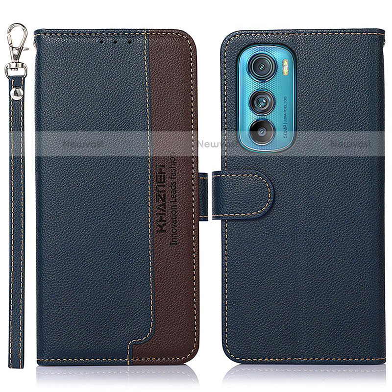 Leather Case Stands Flip Cover Holder A09D for Motorola Moto Edge 30 5G