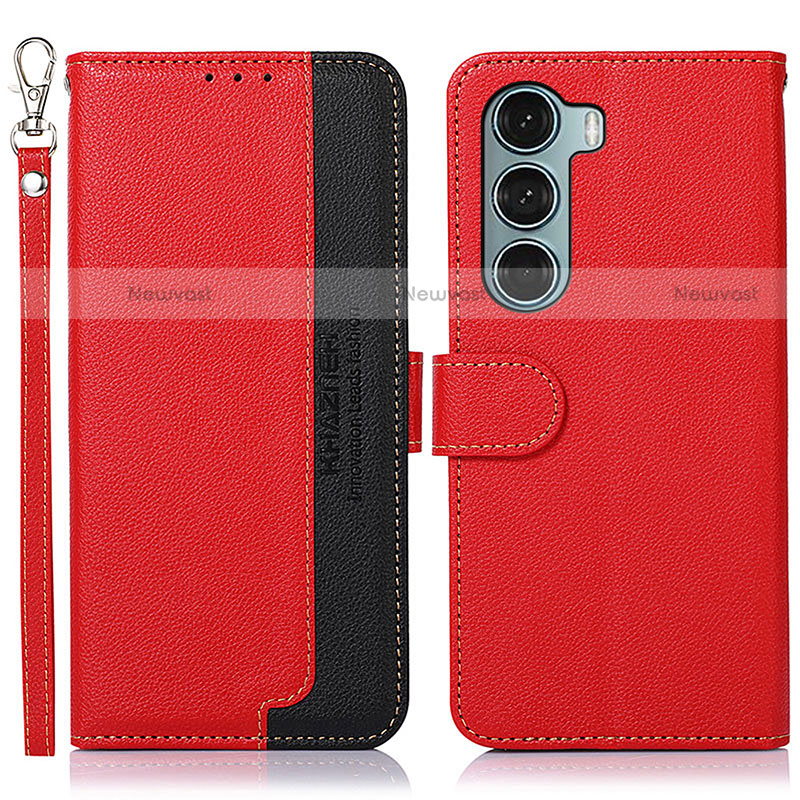 Leather Case Stands Flip Cover Holder A09D for Motorola Moto Edge S30 5G