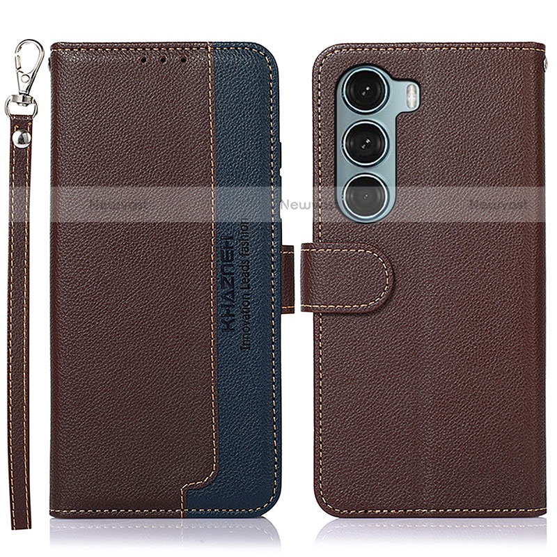 Leather Case Stands Flip Cover Holder A09D for Motorola Moto Edge S30 5G