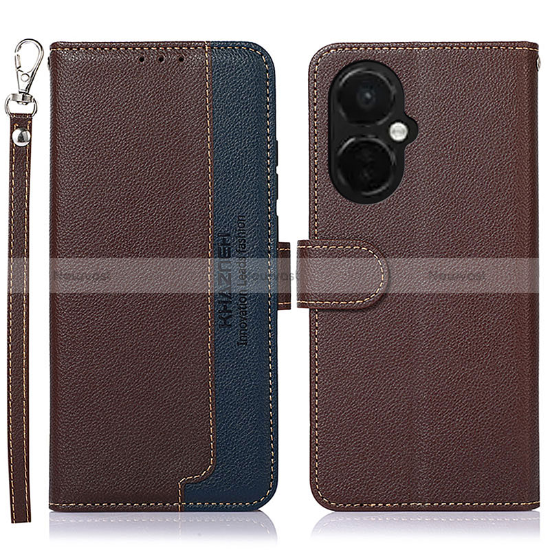 Leather Case Stands Flip Cover Holder A09D for OnePlus Nord N30 5G