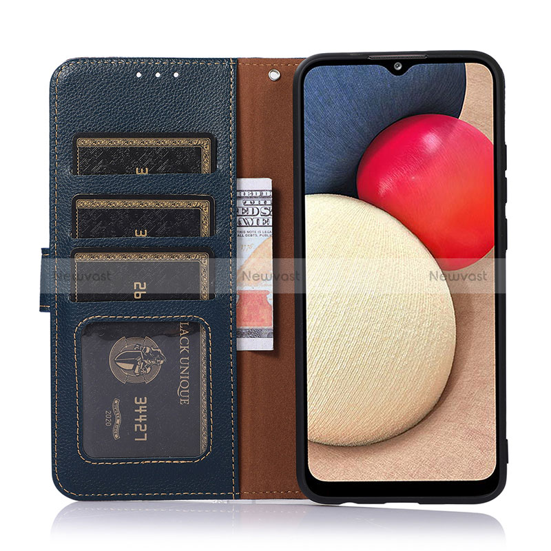 Leather Case Stands Flip Cover Holder A09D for Oppo A53s 5G