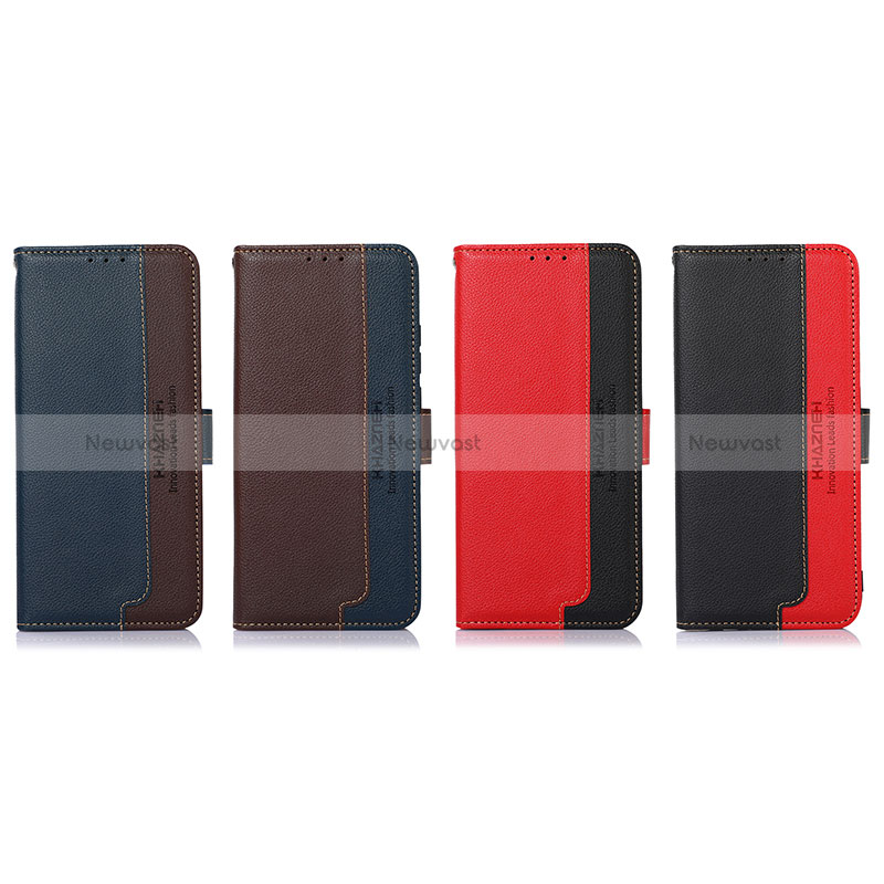 Leather Case Stands Flip Cover Holder A09D for Samsung Galaxy A15 4G