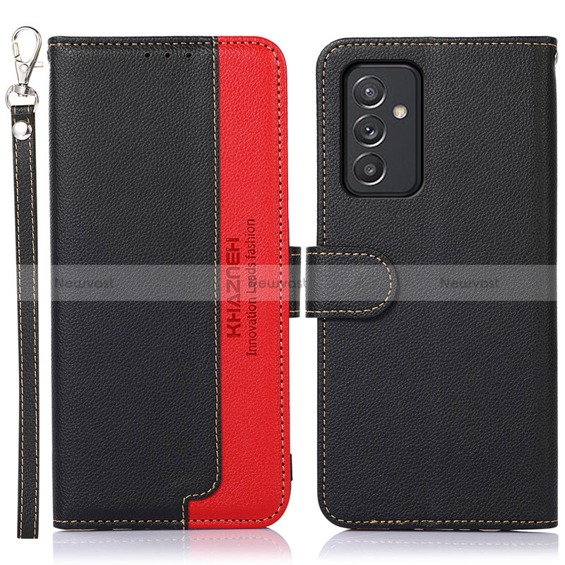 Leather Case Stands Flip Cover Holder A09D for Samsung Galaxy A15 4G