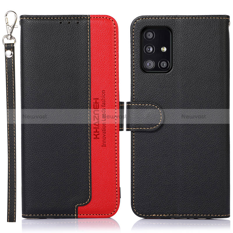 Leather Case Stands Flip Cover Holder A09D for Samsung Galaxy A51 5G