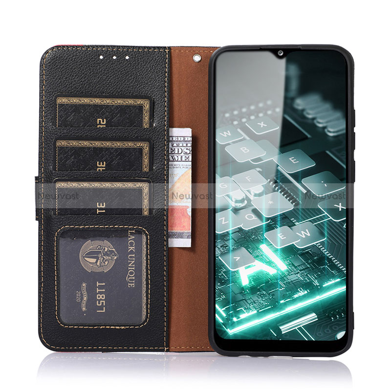 Leather Case Stands Flip Cover Holder A09D for Samsung Galaxy S20 Lite 5G