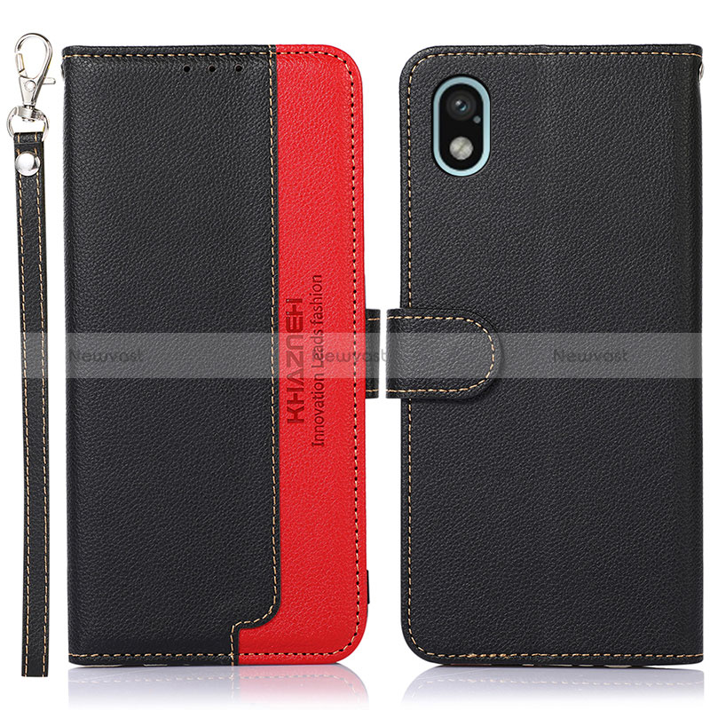 Leather Case Stands Flip Cover Holder A09D for Sony Xperia Ace III