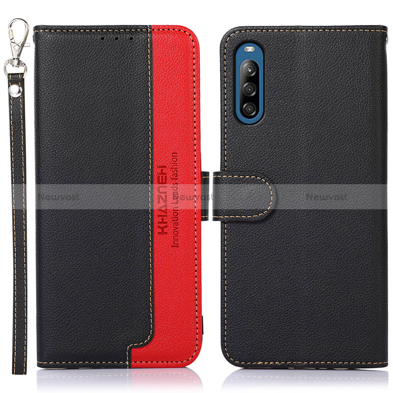 Leather Case Stands Flip Cover Holder A09D for Sony Xperia L4