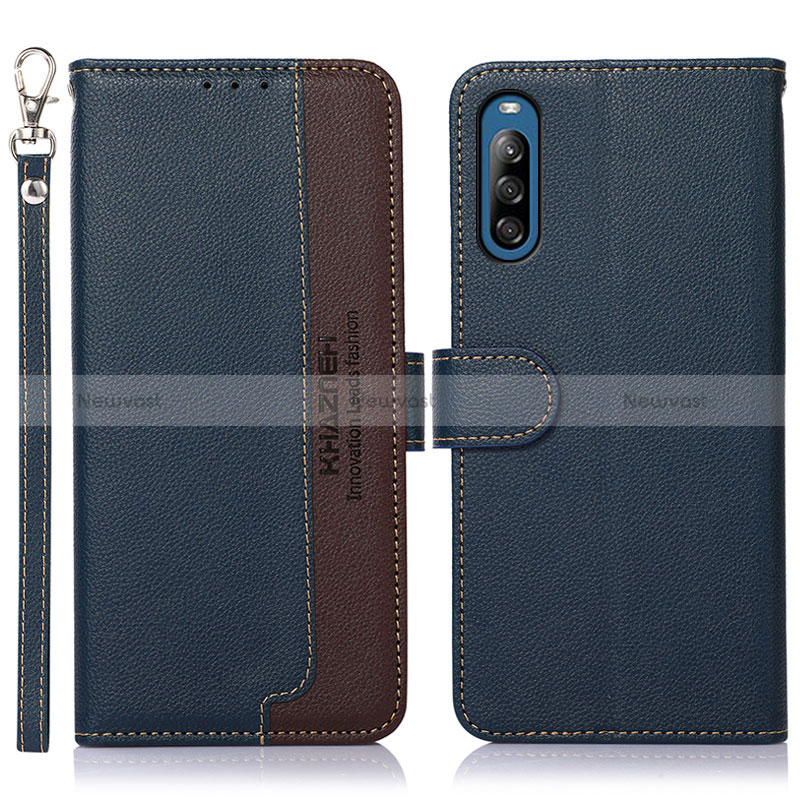 Leather Case Stands Flip Cover Holder A09D for Sony Xperia L4