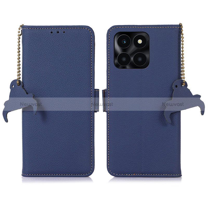 Leather Case Stands Flip Cover Holder A10D for Huawei Honor X6a