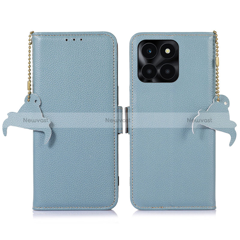 Leather Case Stands Flip Cover Holder A10D for Huawei Honor X6a