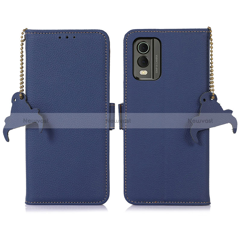 Leather Case Stands Flip Cover Holder A10D for Nokia C32