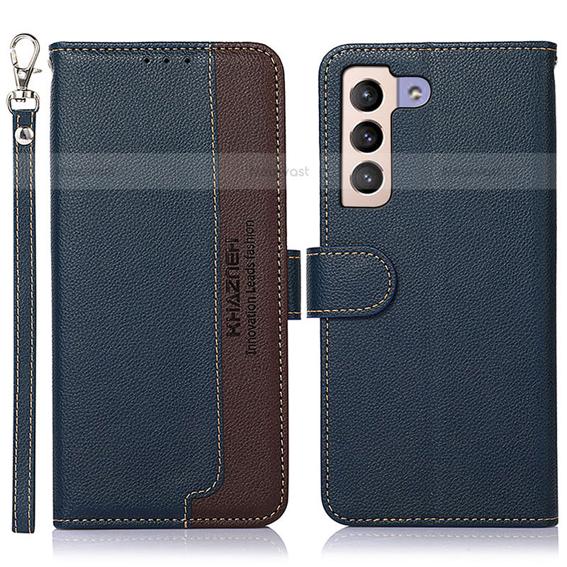 Leather Case Stands Flip Cover Holder A10D for Samsung Galaxy S21 5G