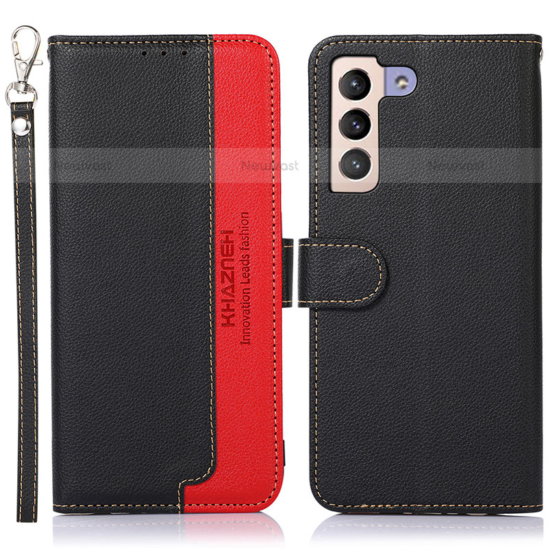 Leather Case Stands Flip Cover Holder A10D for Samsung Galaxy S21 FE 5G
