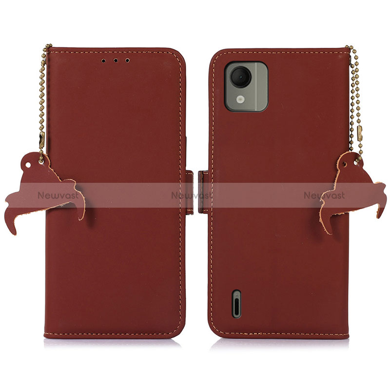 Leather Case Stands Flip Cover Holder A11D for Nokia C110