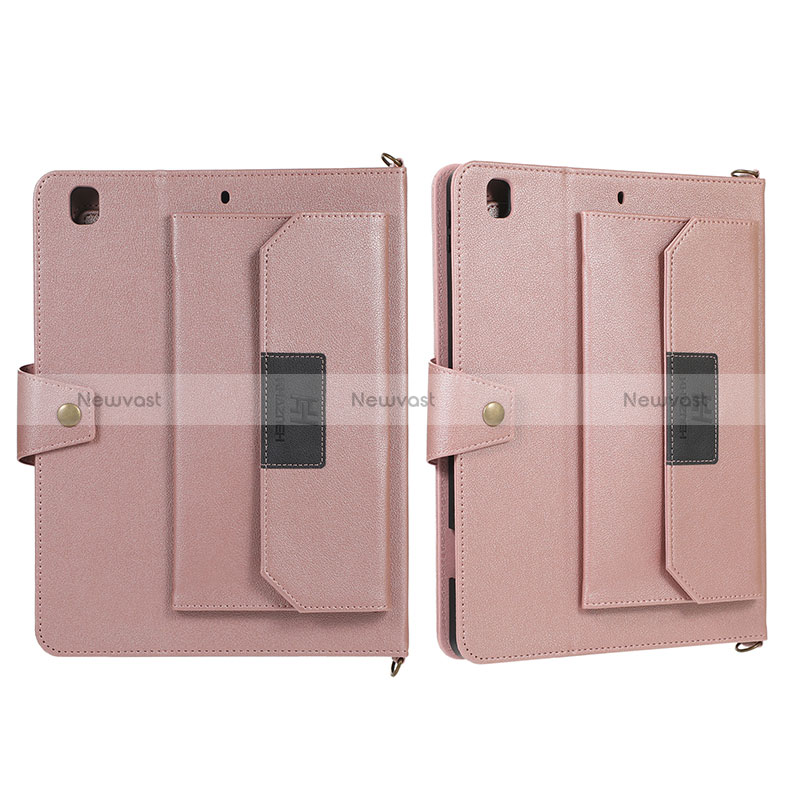 Leather Case Stands Flip Cover Holder AD1 for Apple iPad 10.2 (2020)