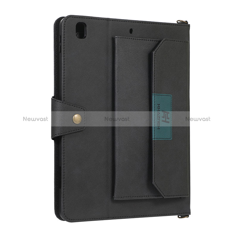 Leather Case Stands Flip Cover Holder AD1 for Apple iPad Air 2 Black