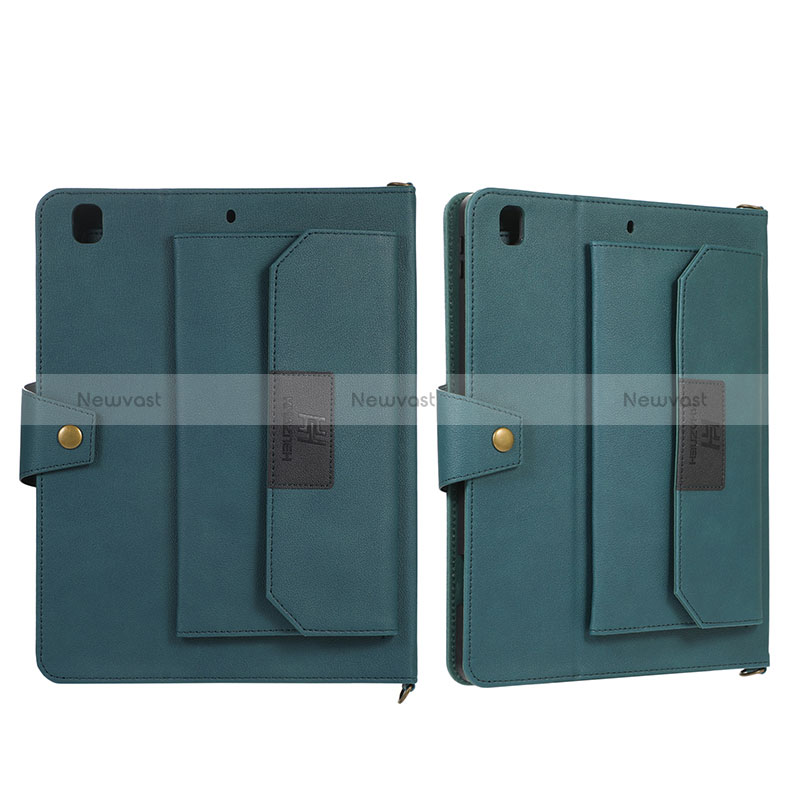 Leather Case Stands Flip Cover Holder AD1 for Apple iPad Air 3 Green