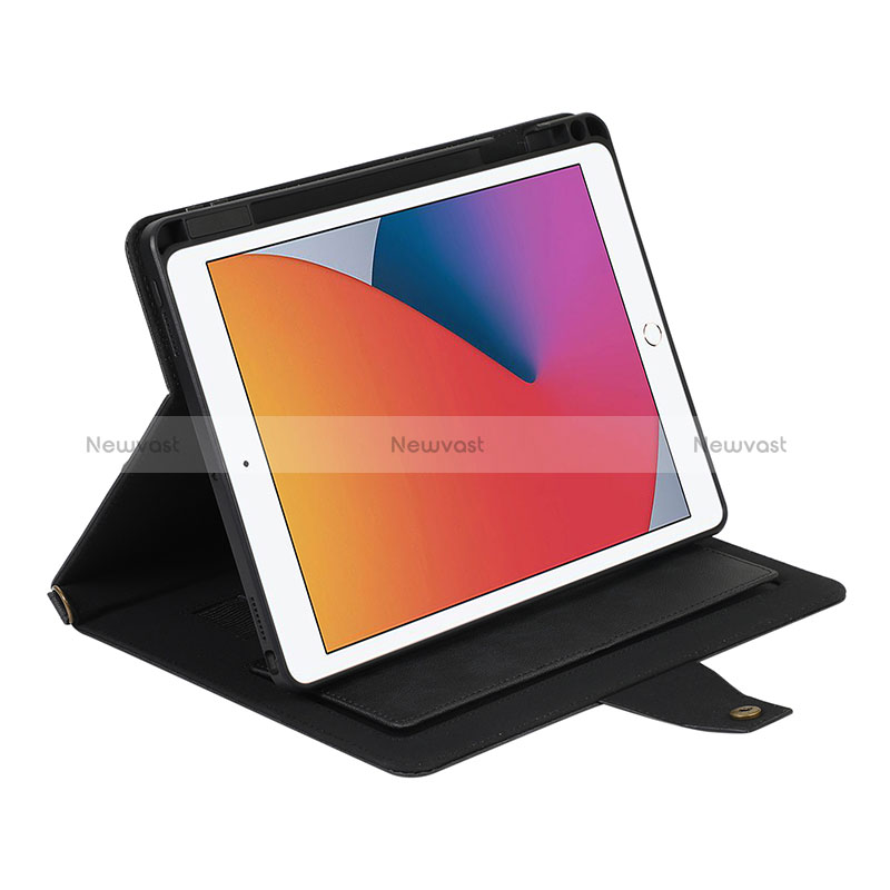 Leather Case Stands Flip Cover Holder AD1 for Apple iPad Air