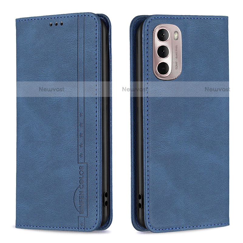 Leather Case Stands Flip Cover Holder B01F for Motorola Moto G Stylus (2022) 4G