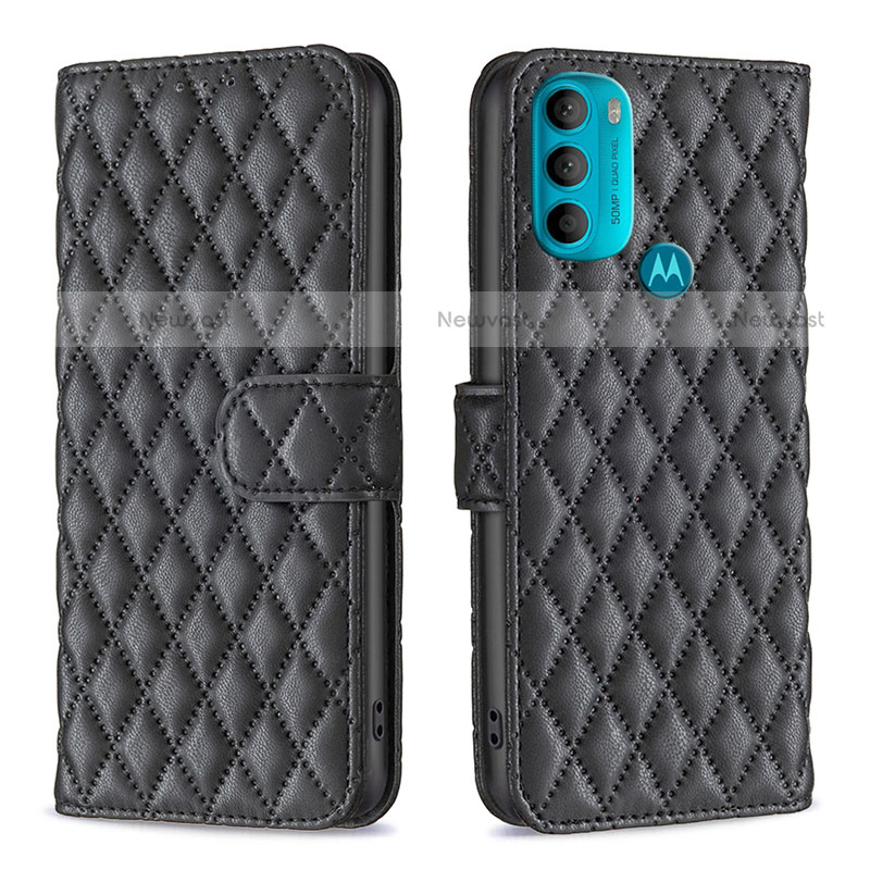 Leather Case Stands Flip Cover Holder B01F for Motorola Moto G71 5G