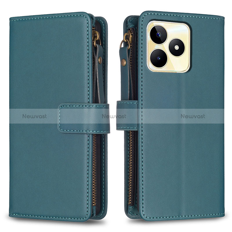 Leather Case Stands Flip Cover Holder B01F for Realme C51