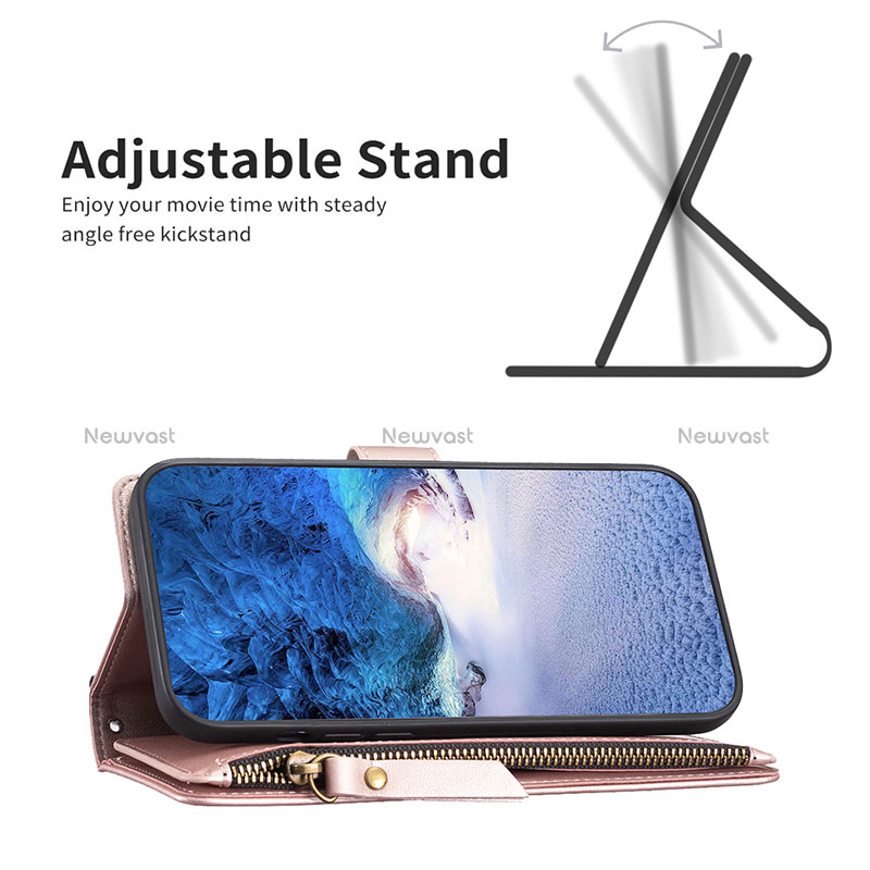 Leather Case Stands Flip Cover Holder B01F for Realme C55