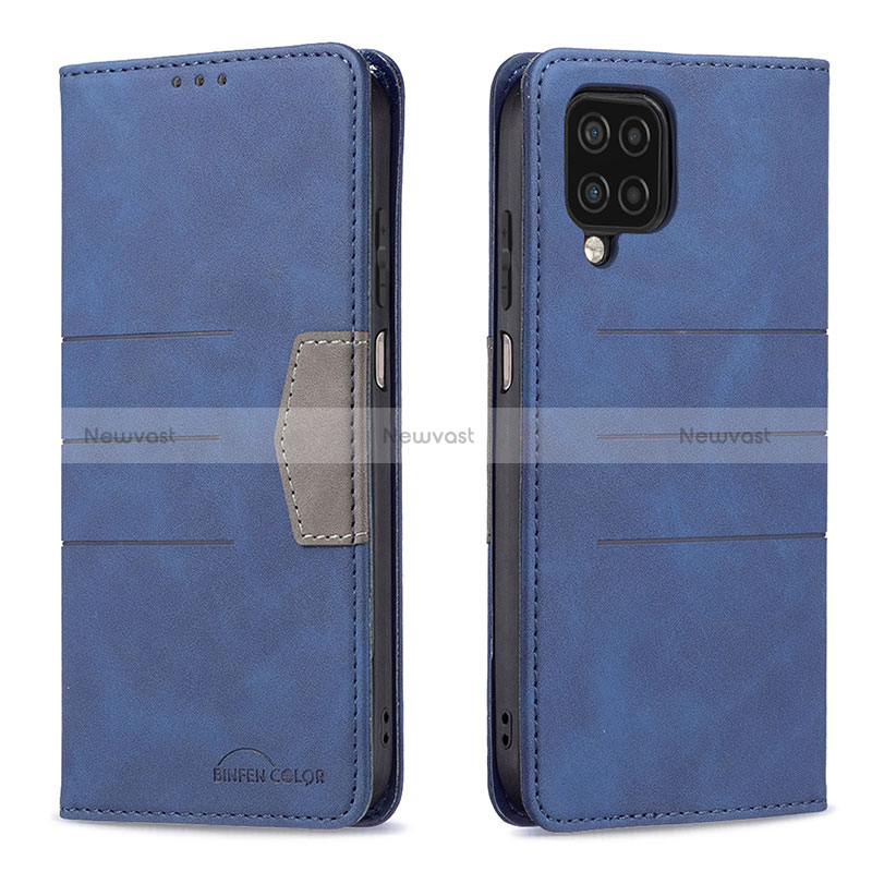 Leather Case Stands Flip Cover Holder B01F for Samsung Galaxy A12 5G