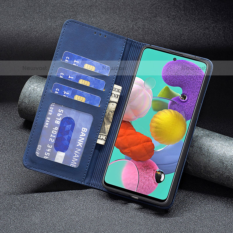 Leather Case Stands Flip Cover Holder B01F for Samsung Galaxy A51 4G