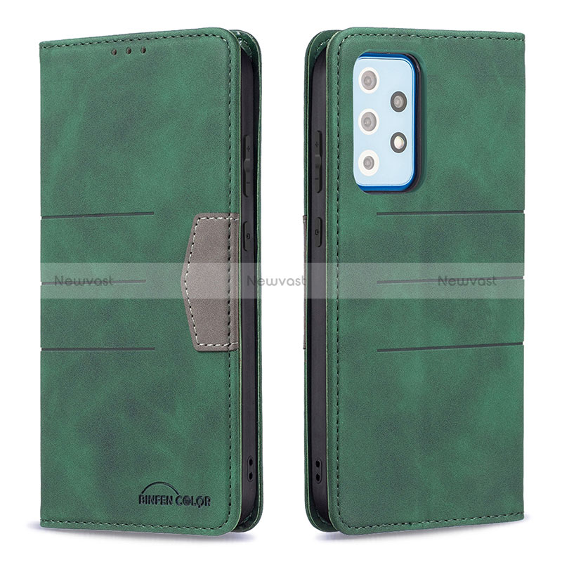 Leather Case Stands Flip Cover Holder B01F for Samsung Galaxy A52 4G