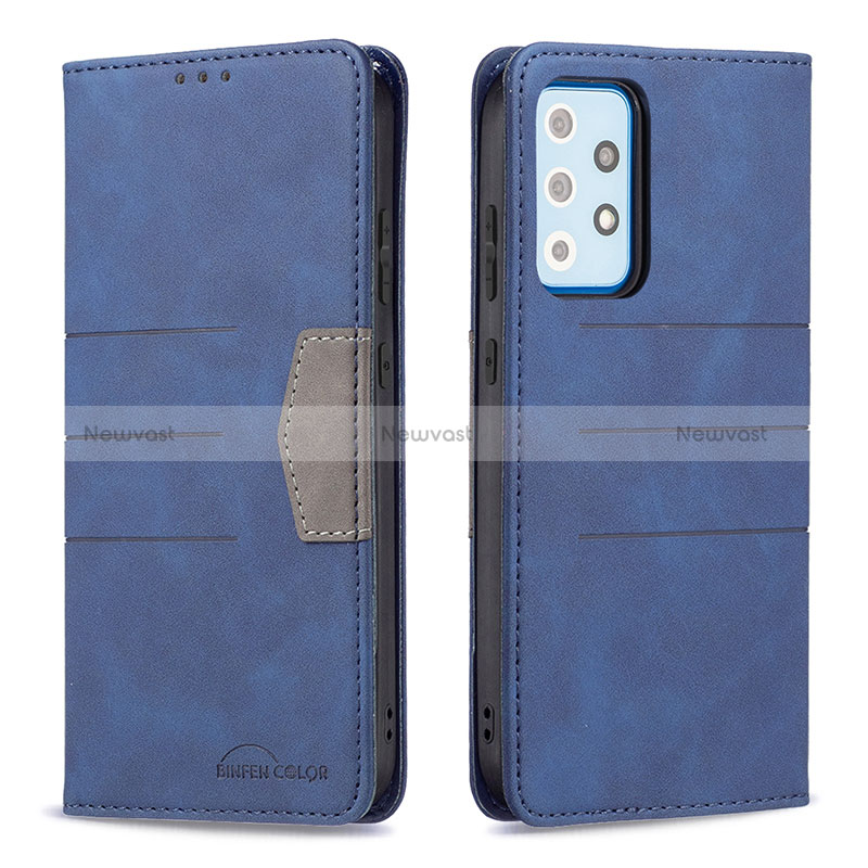 Leather Case Stands Flip Cover Holder B01F for Samsung Galaxy A52s 5G