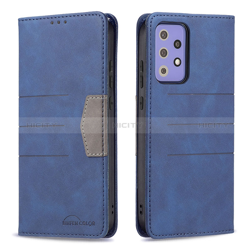 Leather Case Stands Flip Cover Holder B01F for Samsung Galaxy A72 5G