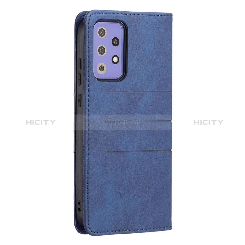 Leather Case Stands Flip Cover Holder B01F for Samsung Galaxy A72 5G